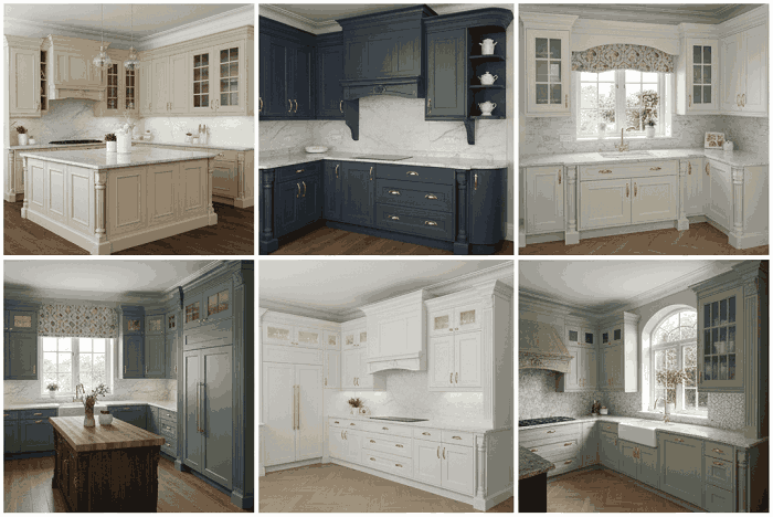 انواع کابینت نئوکلاسیک